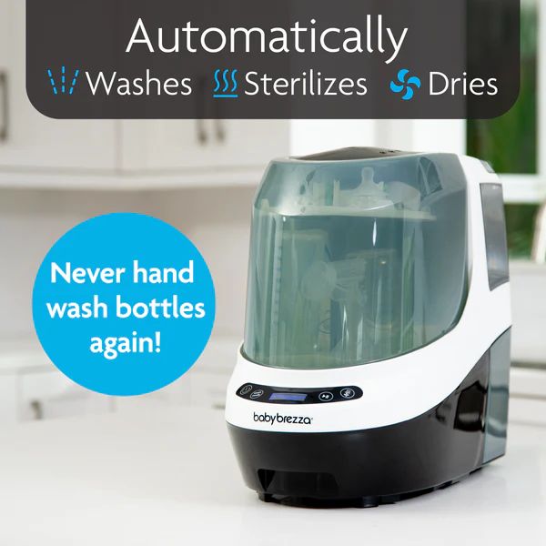 Baby Brezza Bottle Washer Pro® - เครื่องล้างขวด All-in-1 : ล้าง ฆ่าเชื้อ และอบแห้ง อัตโนมัติ
