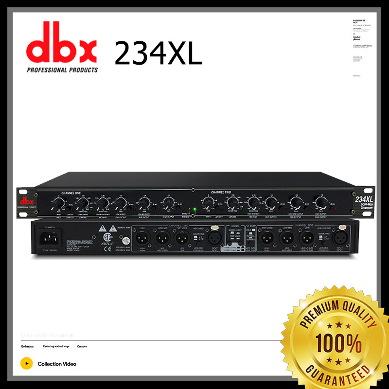 DBX 234XLตัวแบ่งเสียง CROSSOVER ครอสโอเวอร์3ทาง ครอสโอเวอร์ 234 XL Ce-ance stereo 2-way/3-way or mono 4-way AI-paisarn เอไอ-ไพศาล