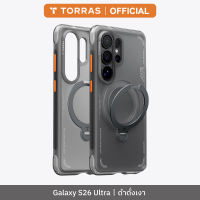 Torras Q3Air ° ขาตั้งแม่เหล็ก S26 Samsungเคสพิเศษป้องกันเกรดทหารกันกระแทก Tutup Lensa Kamera เข้ารูปพอดีพื้นผิวด้าน-กันลื่นและให้ความรู้สึกพรีเมี่ยม