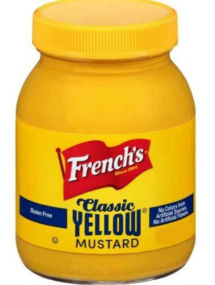 French's Classic Yellow Mustard 680g. เฟร้นช์ มัสตาร์ด 680กรัม