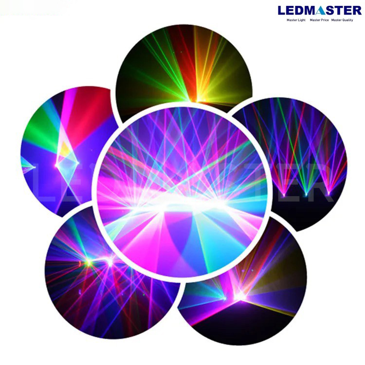 ใหม่ ไฟเลเซอร์ปาร์ตี้ D488 มี 4หัว-7สี ไฟดิสโก้เรเซอร์ ติดตั้งผับ งานเลี้ยง เอฟเฟกต์ลวดลาย เลเซอร์ 4หัว ไฟดิสโก้ เลเซอร์