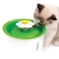 Catit น้ำพุให้น้ำอัตโนมัติ รุ่นดอกไม้ พร้อมแผ่นกรอง 1 ชุดความจุ 3 ลิตร 21x18.5x21Cm 1 ชุด