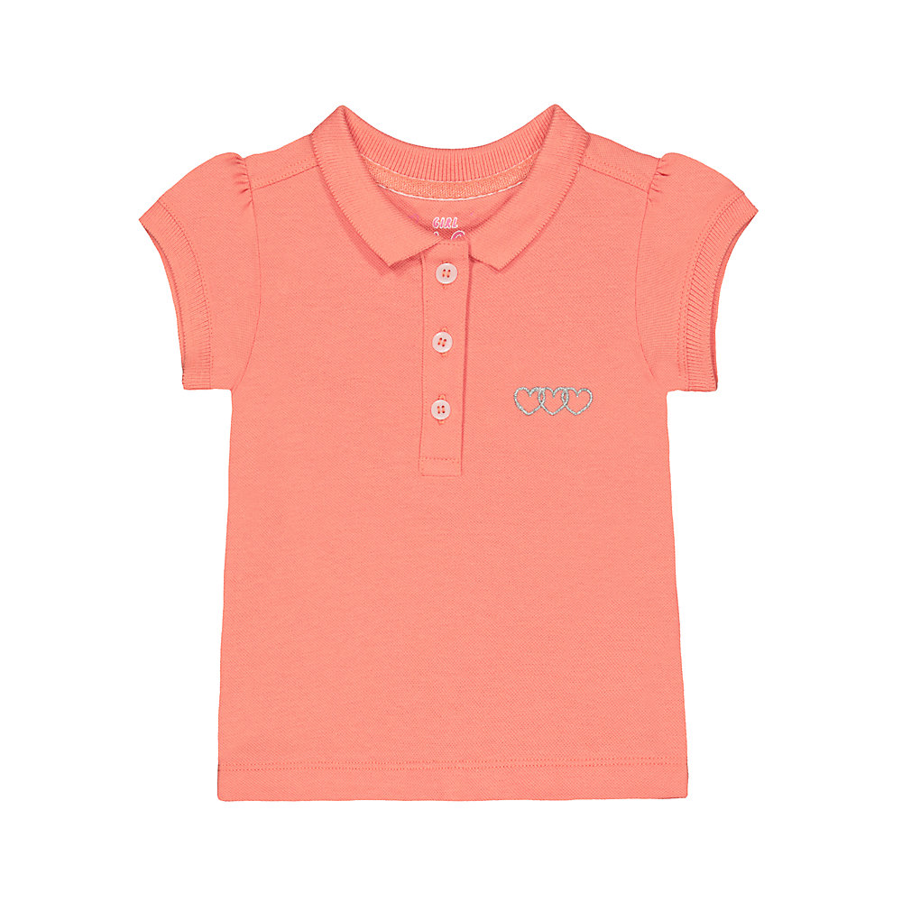 เสื้อโปโลเด็กผู้หญิง Mothercare pink mc polo shirt VC347