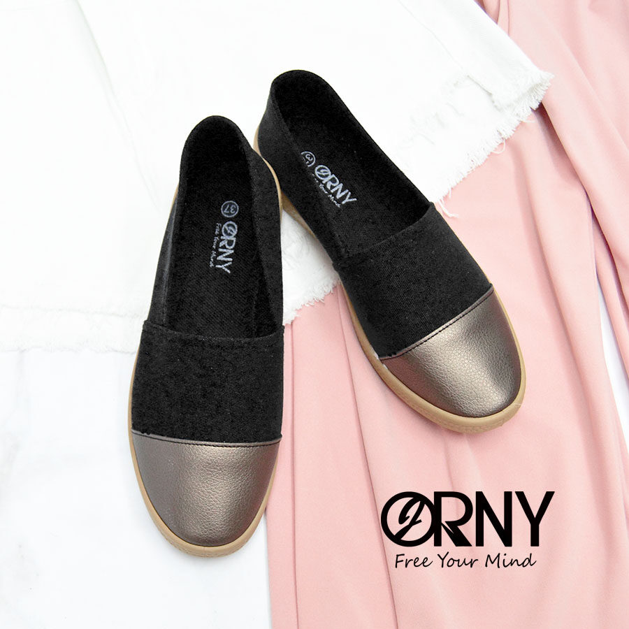 [No.OY88] ORNY(ออร์นี่) x Espadrilles รองเท้าผ้าใบ พื้นยางไม่ลื่น เดินสบายมาก