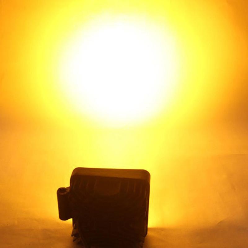 ไฟสปอร์ตไลท์ ไฟรถยนต์ 48W เเสงเหลือง Yellow เเสงสว่างเเละเเสงพุ่งเเละกระจาย ไฟหน้ารถ ไฟท้าย ไฟรถมอเตอร์ไซต์ สำหรับรถยนต์ รถจักรยานยนต์ รถมอเตอร์ไซต์ รถไถ รถตู้ รถบรรทุก รถสิบล้อ เรือ บิ๊กไบค์ ATV 12V - 24V งานพรีเมี่ยม จำนวน 1 ชิ้น