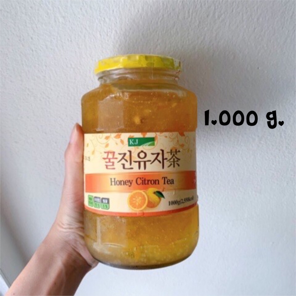 ชาส้มยูสุ ชาส้มยูจา 1000 g. ชาส้มเกาหลี Honey Citron Tea (Yuzu Tea) ชาผลไม้ ส้มยูสุผสมน้ำผึ้ง