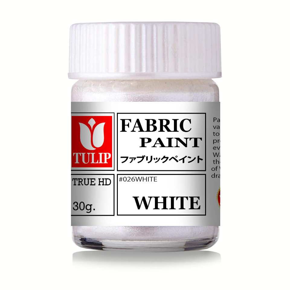 ♦️ สีเพ้นท์เสื้อ สีเพ้นท์ผ้า สีเพ้นท์รองเท้า รับประกัน 10 ปี ทนถาวร TULIP Fabric Paint 30 กรัม เฉดใหม่ 2022 สูตรแห้งไวปานกลาง ผู้เริ่มต้น-มืออาชีพ