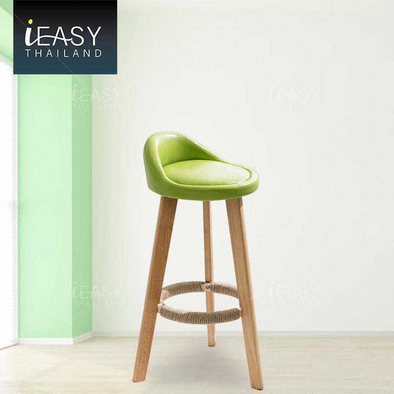 iEasy เก้าอี้ เก้าอี้บาร์ เก้าอี้สตูลบาร์ ทรงสูง ปรับความสูงได้ 37x28x70CM มีพนักพิงหลัง เก้าอี้ออกงาน โฮมออฟฟิศ ตกแต่งบ้าน คอนโด 70 CM bar stool FD77