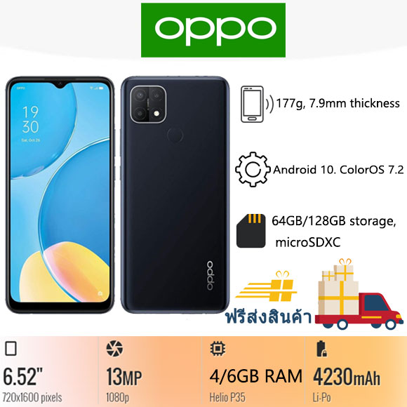 (จัดส่งฟรี) OPPO A15S โทรศัพท์มือถือใหม่ (ต้นฉบับ 100%) 6.52 -inch หน้าจอขนาดใหญ่ RAM 6G ROM 128GB 1 ปีรับประกันฟรี ราคา 3,300 บาท*ส่งฟรี