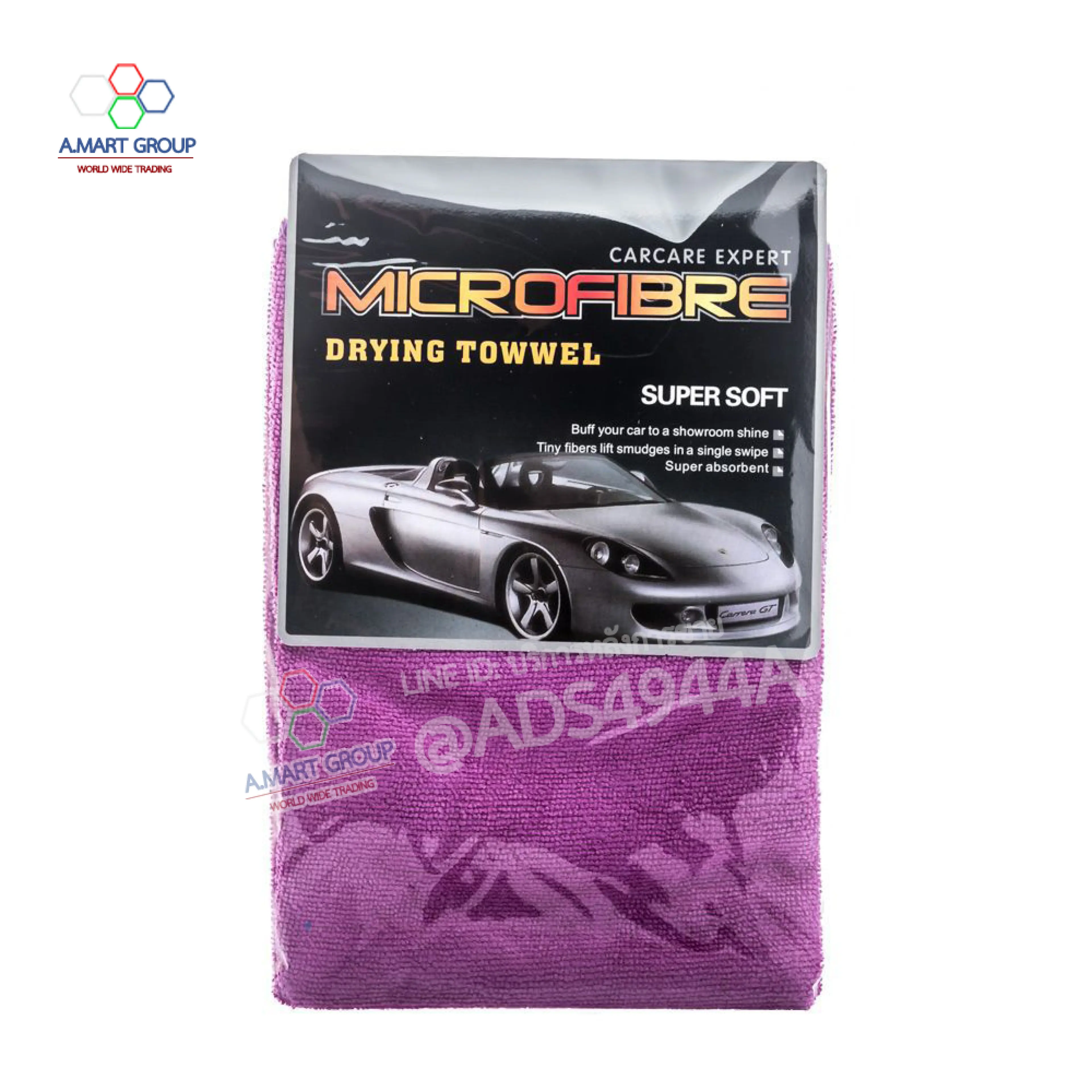 Expert Car Care Microfiber drying towel 40cm x 40cm for Furniture, Electric, Machine, Computer, Glass Mirror, Porcelain etc.