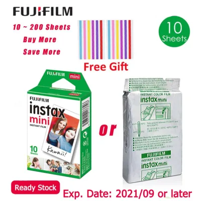 Fujifilm Instax Mini 8 9 Film Plain White Film (For Instax Mini 7s, 8, 25, 50s, 90, SP-1, SP-2)