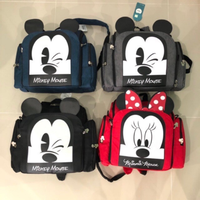 พร้อมส่งในไทย กระเป๋าเก้าอี้ mickey เก้าอี้กินข้าวพกพา ที่นั่งพกพา มิกกี้ ลิขสิทธิ์แท้ สัมภาระคุณแม่