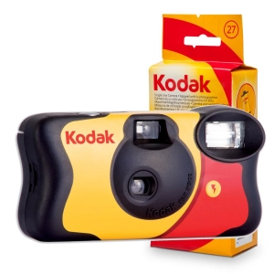 สินค้า กล้องฟิล์ม Kodak FunSaver 800 27exp 35mm Single use Film Camera กล้องฟิล์มใช้แล้วทิ้ง กล้อง ฟิล์ม