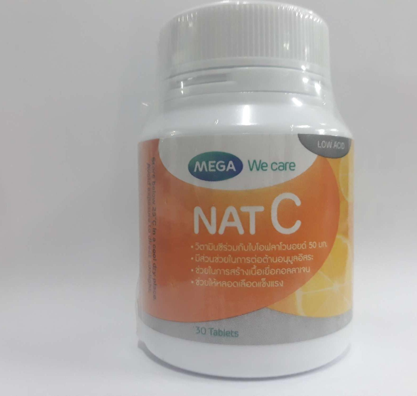 NAT C MEGA Vitamin C 1000 mg  30s