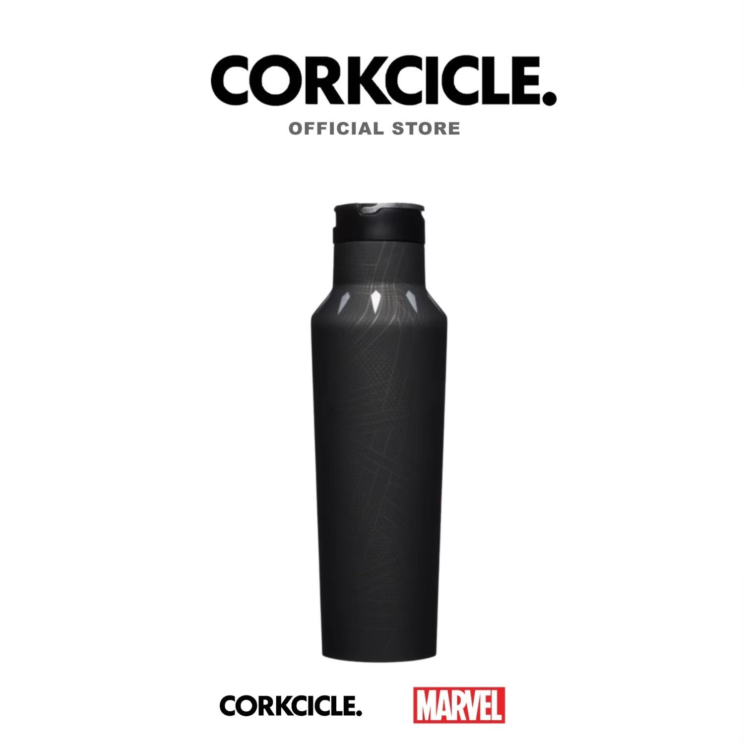 CORKCICLE : SPORT CANTEEN MARVEL - BLACK PANTHER 2OZ (600ML) ยกดื่ม ราคา 2,590 บาท*ส่งฟรี