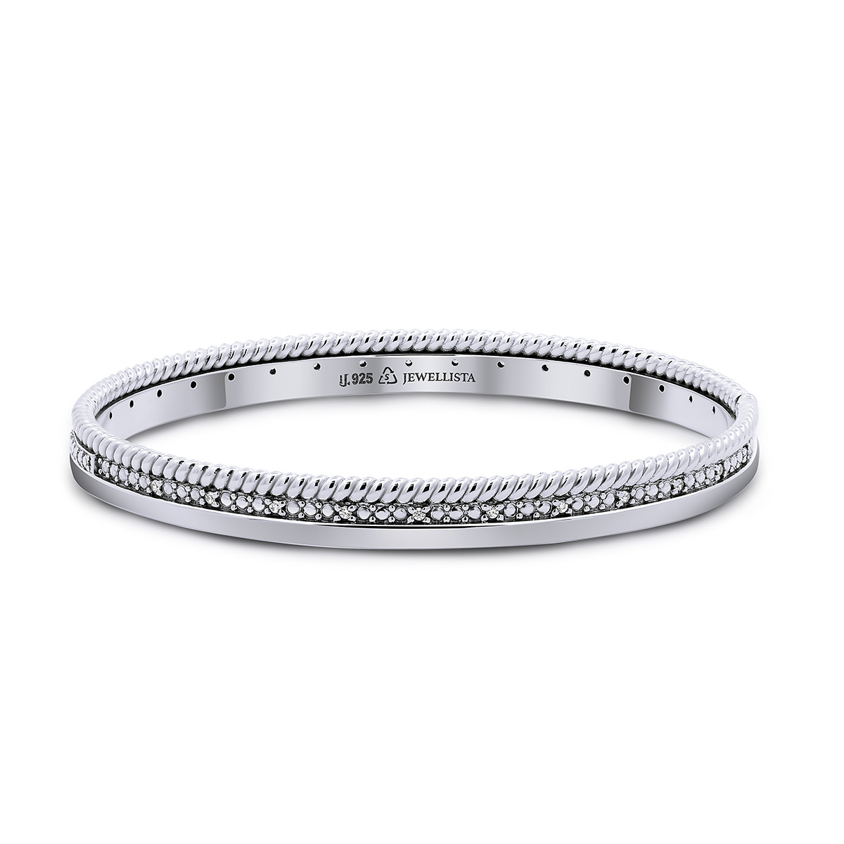 [Clearance] Jewellista Mavis Bracelet, 925 Sterling Silver, Decorated with Cz Gemstones. ราคา 3,680 บาท*ส่งฟรี