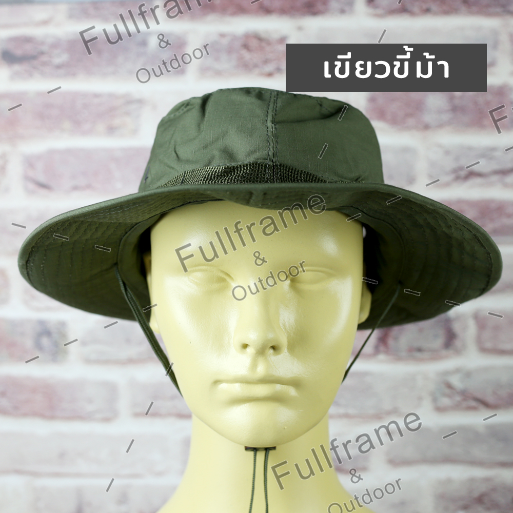หมวก หมวกปีกกว้าง หมวกปีก หมวกทหาร หมวกสนาม หมวกผู้ชาย ทหาร เหมาะสำหรับกิจกรรมกลางแจ้ง เดินป่า ท่องเที่ยว เนื้อผ้าคุณภาพ พับปีกได้