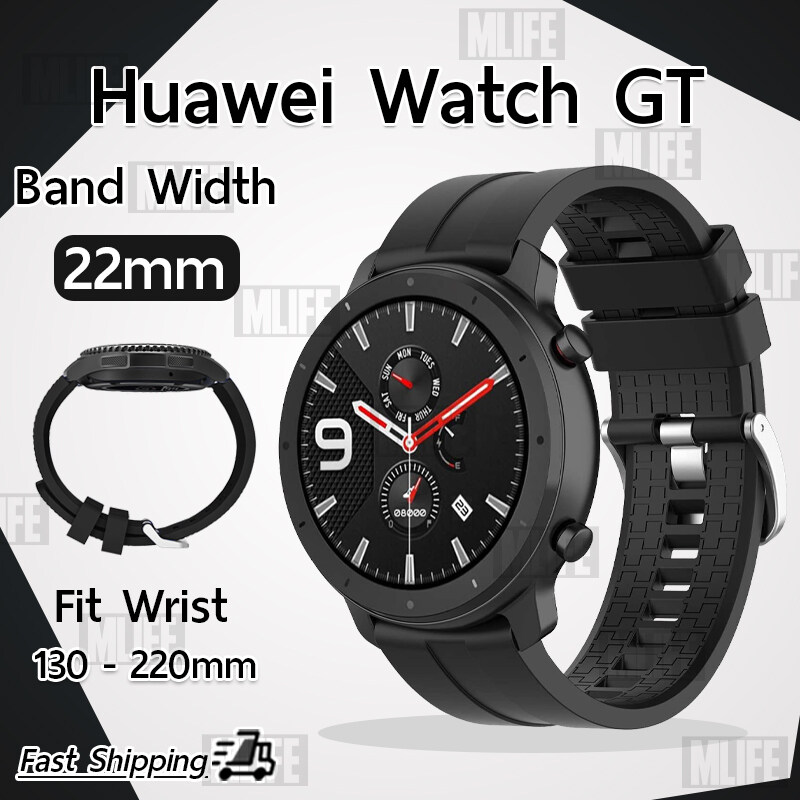 MLIFE - ซื้อ 3 ฟรี 1 - สาย นาฬิกา Huawei Watch GT1 GT2 GT2e GT2 Pro 46mm / Garmin Vivoactive 4 / Samsung Galaxy Watch 3 45mm 46mm / Gear S3 Frontier / Classic / Ticwatch Pro, S2, E2 ขนาด 22 มิลลิเมตร สายนาฬิกา GT 1 2
