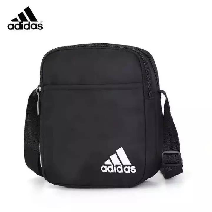 กระเป๋าสะพายข้าง ADIDASกระเป๋า basic สีดำ 20*8*16