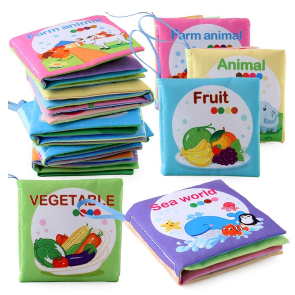 Babydede หนังสือผ้าสำหรับเด็ก หนังสือเด็กเล็ก Fabric Book ของเล่นเด็กเพื่อการเรียนรู้