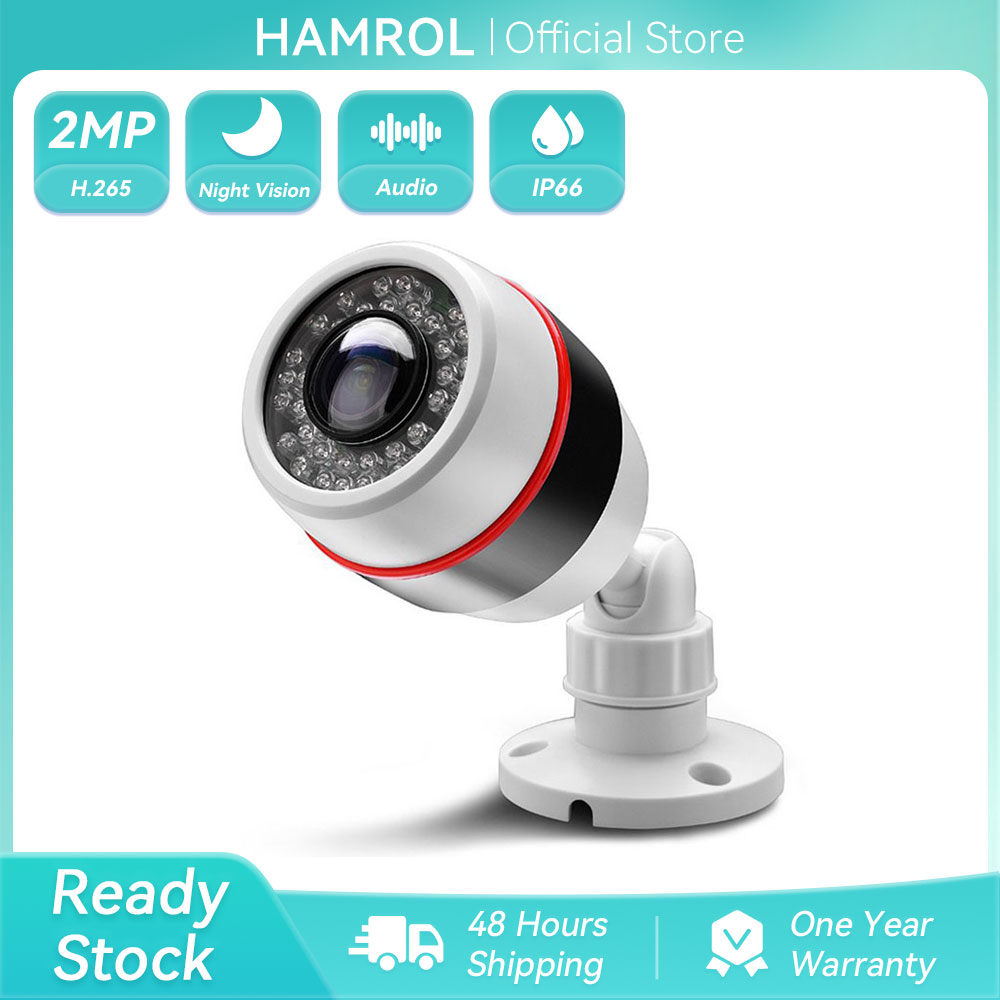 Hamrol 1080P 1.7MM Fisheye Lens 180Degree Panoramic AHD Camera Night Vision Waterproof Outdoor AHD CCTV Camera ราคา 999 บาท*ส่งฟรี