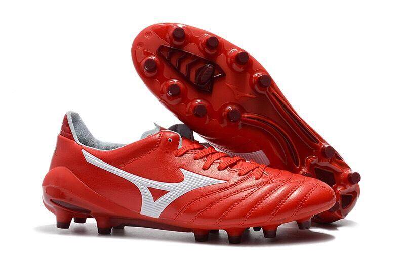 รองเท้าสตั๊ด Mizuno Morelia II  หนังแท้  พร้อมส่ง มีของแถมให้