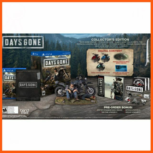 🎉🎉SALE🎉🎉 (มือ 1) PS4 : Days Gone Collector Edition *ราคาพิเศษ* ##แผ่นเกมส์ เกมส์ เครื่องเกมส์ เกมเพลย์ เกมส์บอย xbox nintendo ps4 ps2 อุปกรณ์เกมมิ่ง อุปกรณ์เกมส์ pubg Game