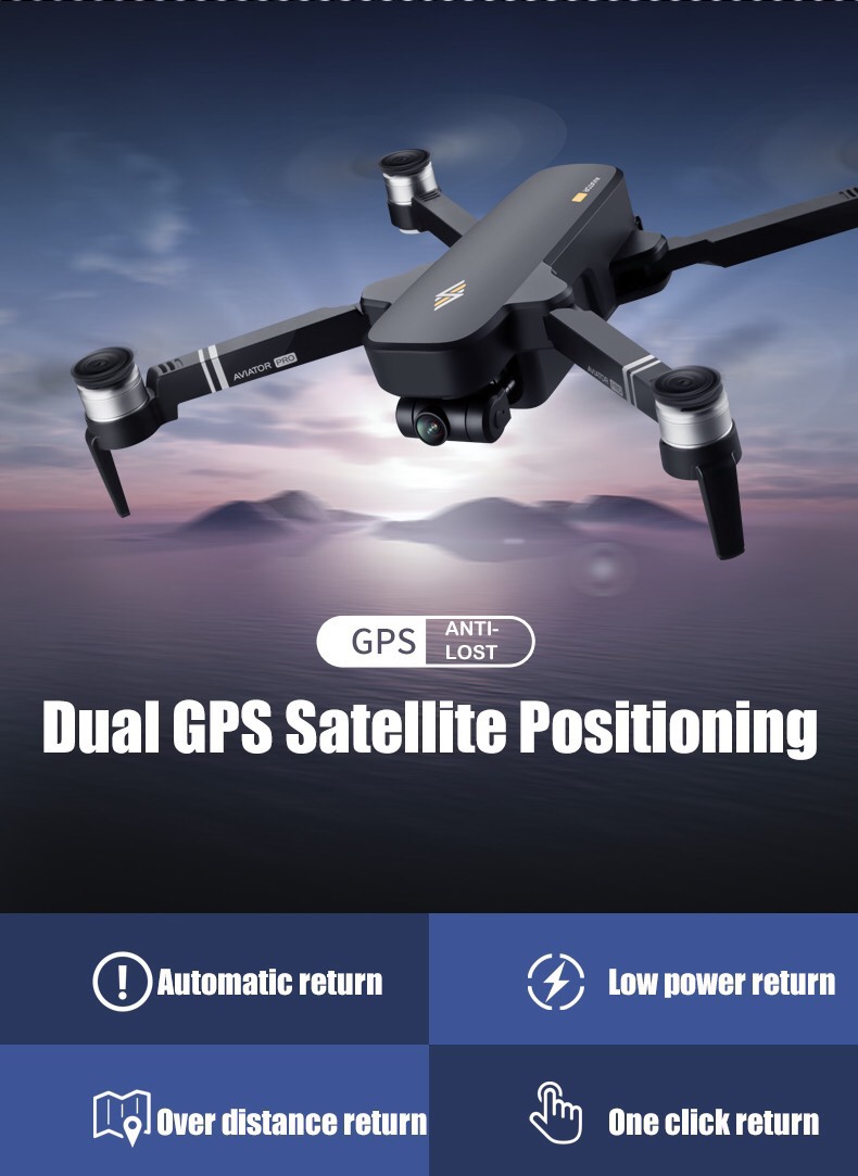 KTS โดรน GPS 8811 Aviator Pro ความละเอียดกล้อง 6K รุ่นใหม่ มาพร้อม กันสั่นกล้องแบบ 2 แกน