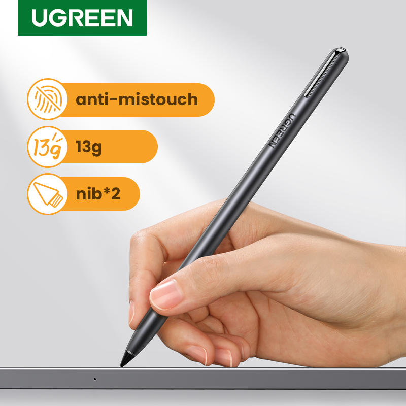 UGREEN Stylus Pen for iPad Apple Pencil Active Stylus Pen for iPad Pro 2021/2020/2019/  For iPad Air3/4 ,iPad Accessories Touch Pen