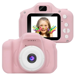 สินค้า กล้องถ่ายรูปเด็ก 🌈 Digital Camera kids ถ่ายรูป อัดวีดีโอได้ พร้อมมีกรอบสติ๊กเกอร์ รุ่น/K3