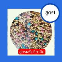 Bird Food อาหารนก เสริมวิตามิน นกเขาเล็ก นกเขาชวา 1 กิโลกรัมx1ถุง(เลือกสูตรได้)
