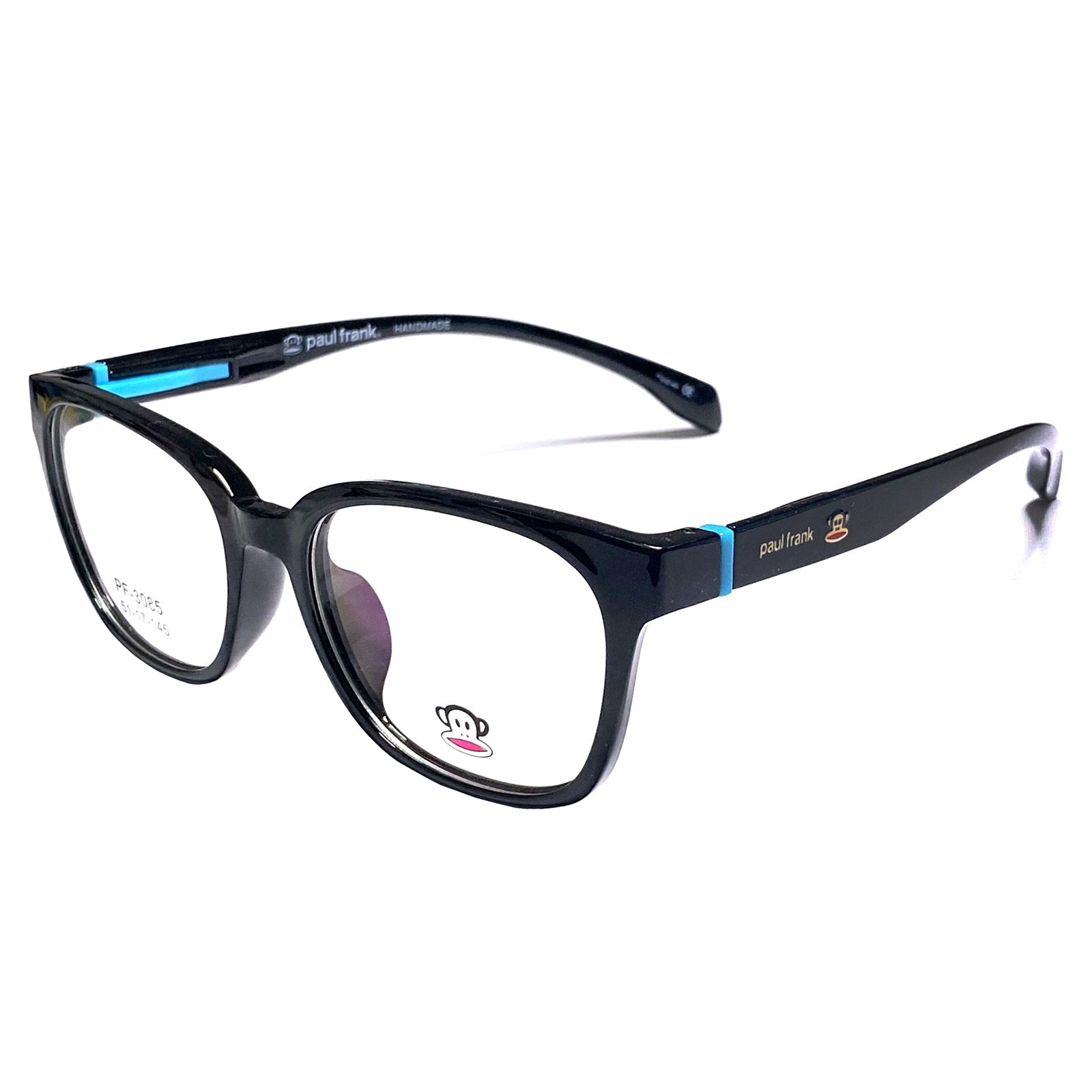 กรอบแว่นตา สำหรับตัดเลนส์ แว่นสายตา แว่นตา Fashion รุ่น Paul Frank 3085 กรอบเต็ม Rectangle ทรงรี ขาข้อต่อ วัสดุ TR 90 รับตัดเลนส์ทุกชนิด ราคาถูก