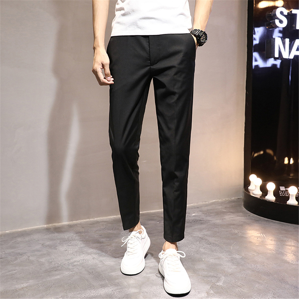 MNO.9 Men Fashion Slack Pants 7 Color 2009 กางเกงสแล็คชาย กางเกง5ส่วนชาย กางเกงเกาหลีชาย กางเกงขายาวผช กางเกงแสลคชาย กางเกงชายขายาว กางเกงสเลคชาย