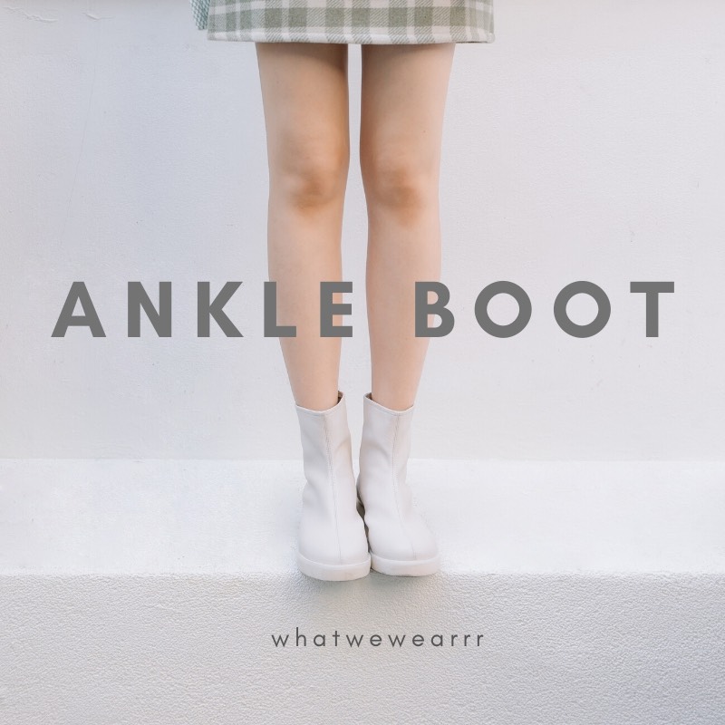 ⚫ANKLE BOOTS⚪ ( สินค้าพร้อมส่งมากกก!!! )