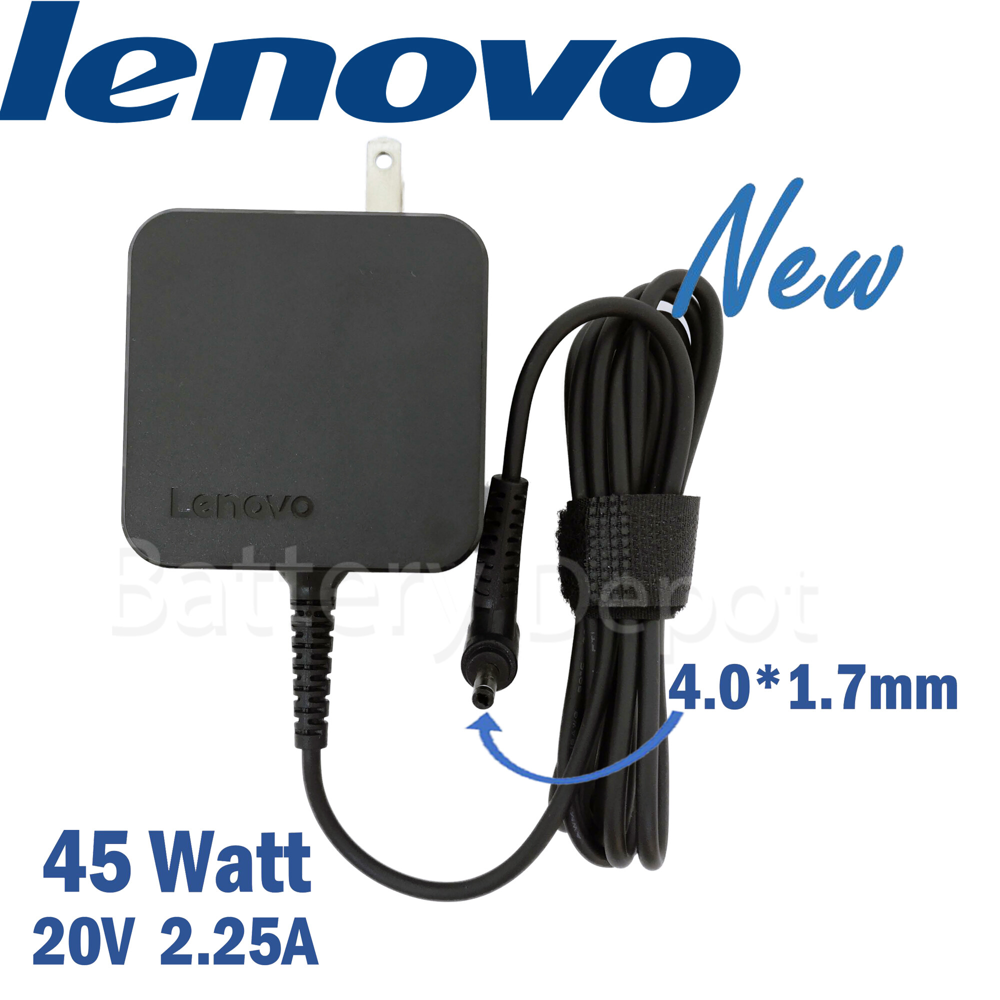 รุ่นใหม่ Lenovo Adapter ของแท้ 20V/2.25A 45W หัว 4.0*1.7 mm สายชาร์จ Lenovo สายชาร์จ เลอโนโว่ อะแดปเตอร์