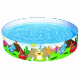 Bestway Pool สระน้ำขอบตั้ง สระว่ายน้ำ สระสำเร็จรูปไม่ต้องสูบลม ใส่น้ำแล้วเล่นได้เลย ลายไดโนเสาร์ 6 ฟุต 183x38cm. รุ่น 55022 ราคา 650 บาท*ส่งฟรี
