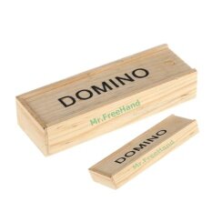 โดมิโน่ Dominoes กล่องไม้ 56 ชิ้น (2กล่อง).