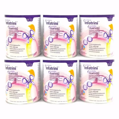 Nutricia Infatrini สำหรับทารก 0-12เดือน (ขนาด 400 กรัม x 6 กระป๋อง)