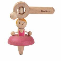 PlanToys Ballet Top ของเล่นไม้ ลูกข่าง - บัลเลต์ ของเล่นเด็ก 3 ขวบ