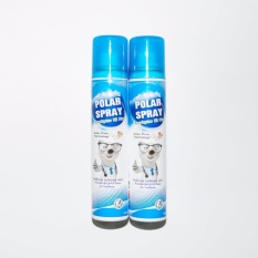 Polar Spray ขวดเล็ก สเปรย์ปรับอากาศ ยูคาลิปตัส กำจัดเชื้อโรค 80 ml. (2 ขวด)