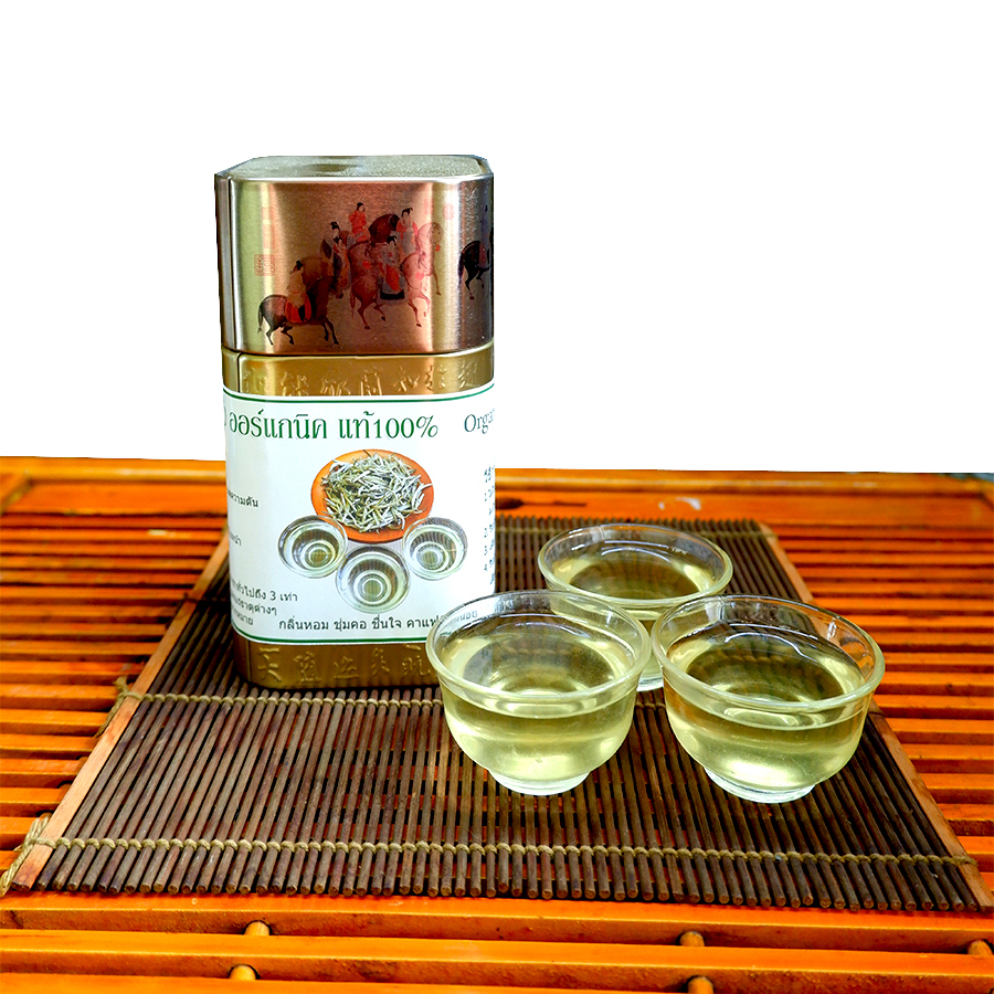 Organic White tea 150g ราคา 366 บาท*ส่งฟรี