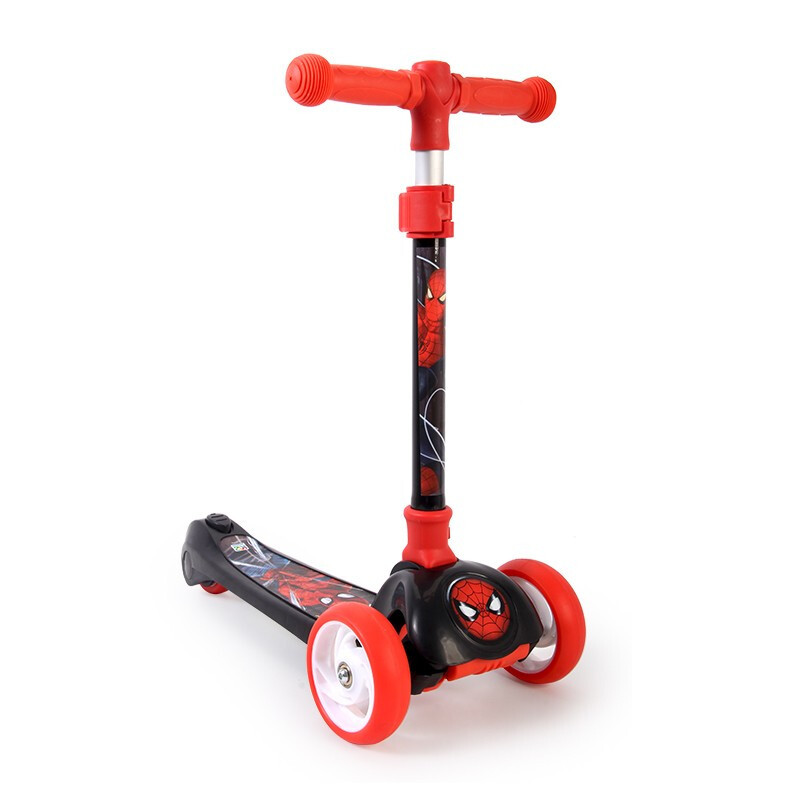 Mesuca Foldable Twist Scooter - SpiderMan เมซูก้า สกู๊ตเตอร์ 3ล้อ พับได้ - สไปเดอร์แมน ของเล่นเด็ก รถเด็ก VCA82009-S ราคา 1,899 บาท*ส่งฟรี