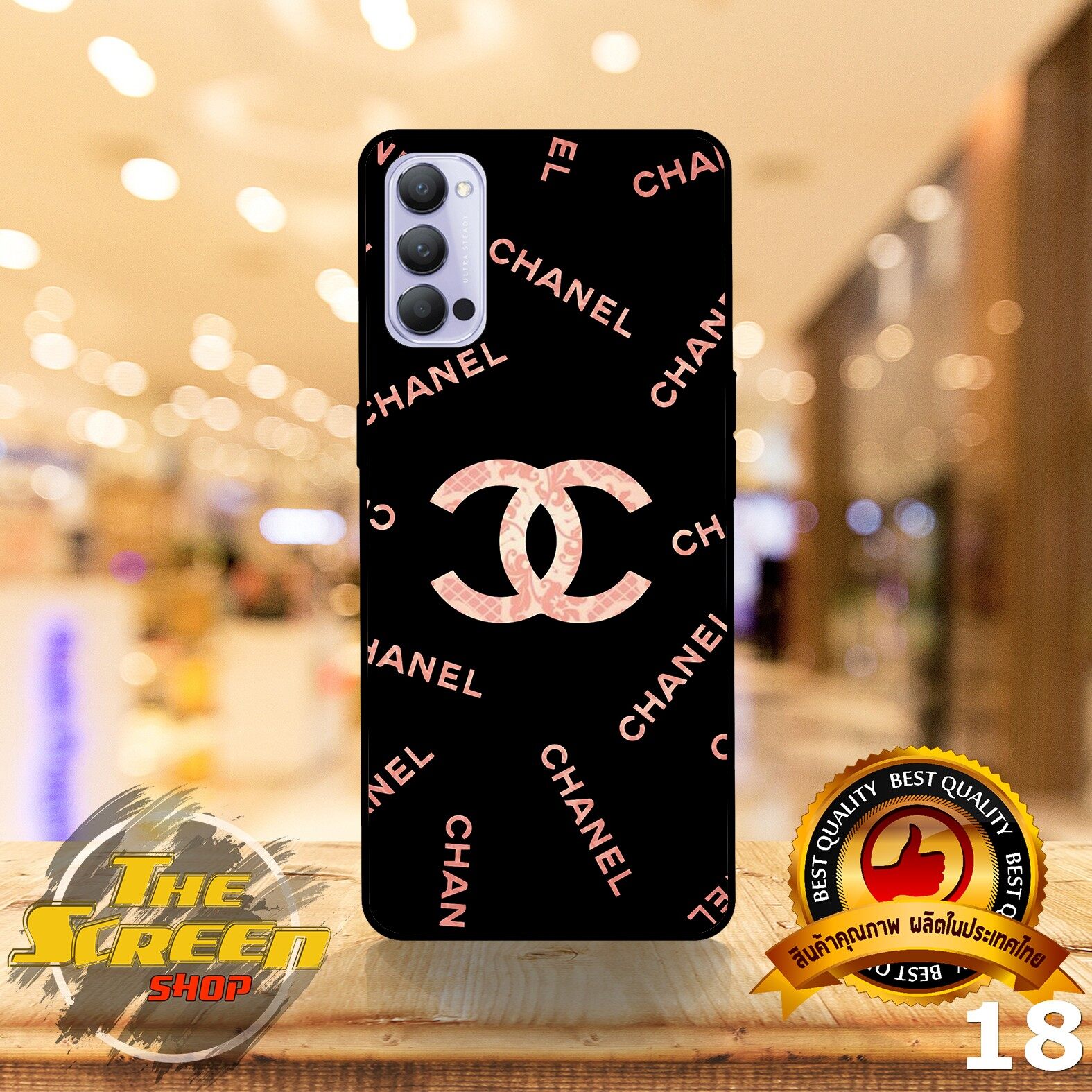 เคสโทรศัพท์ เคสสกรีน OPPO Reno 4 รวมลาย แบรนด์เนม