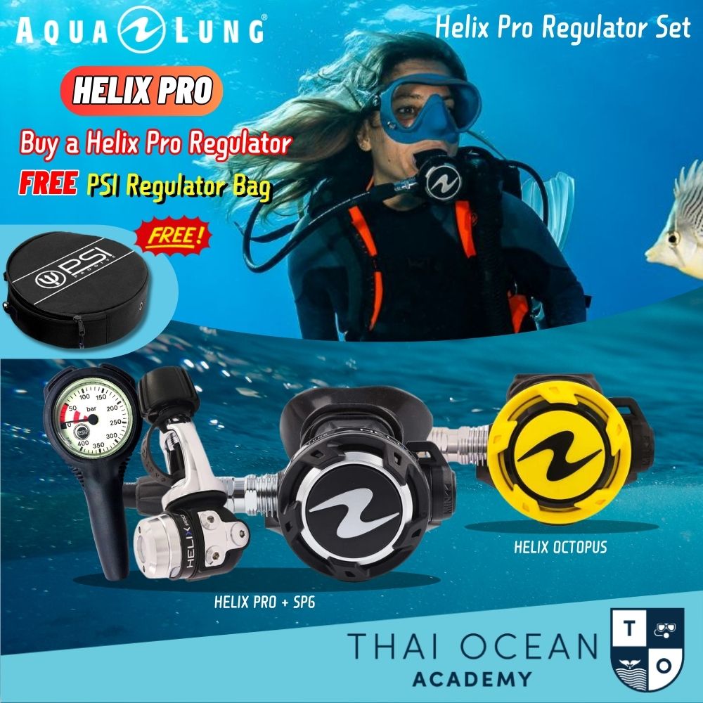 Aqualung Helix Pro regulator set ราคา 32,249 บาท*ส่งฟรี