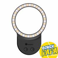 Fotorgear magnetic selfie light LED ไฟเซลฟี่ แบบแม่เหล็ก ไฟวงแหวน  ไฟดารา ไฟไลฟ์สด มือถือ สำหรับ Smart phone / Mini Selfie Ring Light โคมไฟความงาม GH06