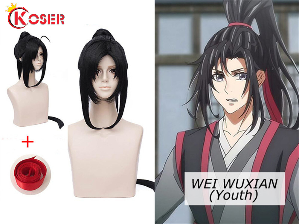 [COSER KING Store] Mo Dao Zu Shi Cosplay วิกผม Grandmaster of Demonic Cultivation Wig Wei Wuxian Weiwuxian Cosplay Ancient Black ปรมาจารย์ ลัทธิ มาร Wig xiao zhan wang yibo ปรมาจารย์ลัทธิมาร หวังอี้ป๋อ the untamed