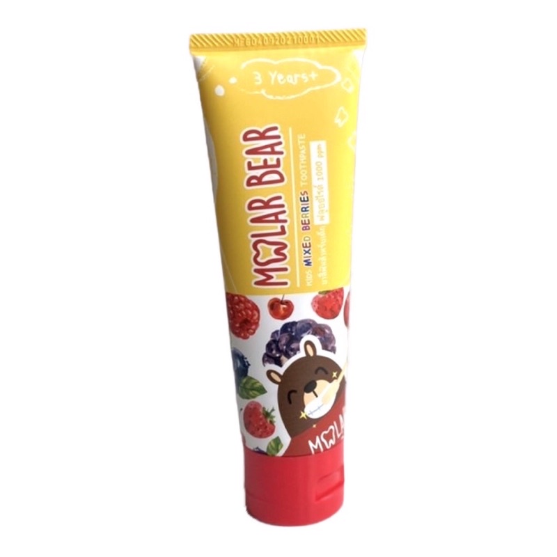 Molar Bear - ยาสีฟันเด็ก รุ่น 3 ขวบ+ Kids ฟลูออไรด์​ 1000 ppm