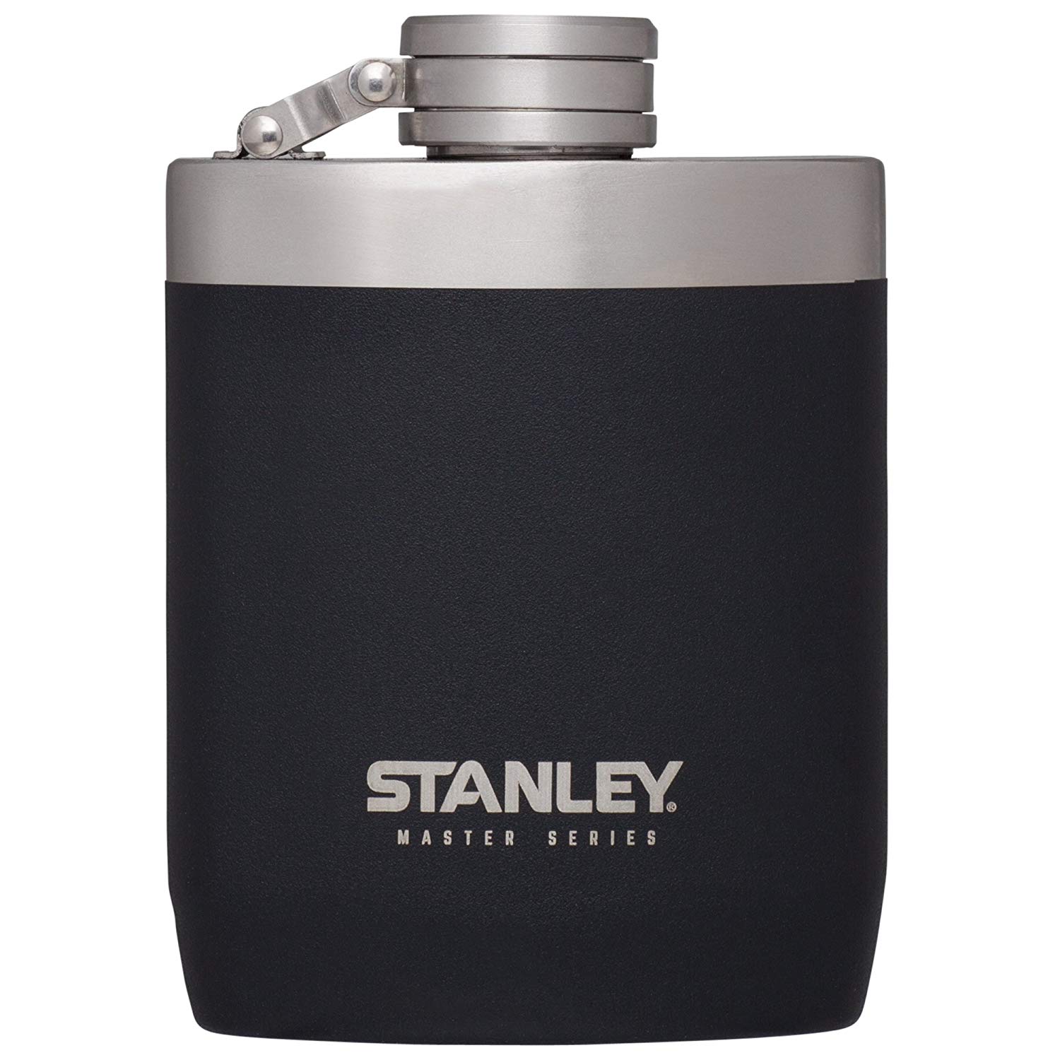 Stanley Master Flask - 8oz - Foundery Black ขวด กระบอกใส่เหล้า สุรา แข็งแรงทนทาน ไม่เป็นสนิม BPA-free แบรนด์แสตนเล่ย์ Black Powdercoat Finish - USA Import - Durable and HIgh Quality - เหมาะเป็นของขวัญทางธุรกิจ หรือในโอกาสต่างๆ 100% Authentic Free Shipping