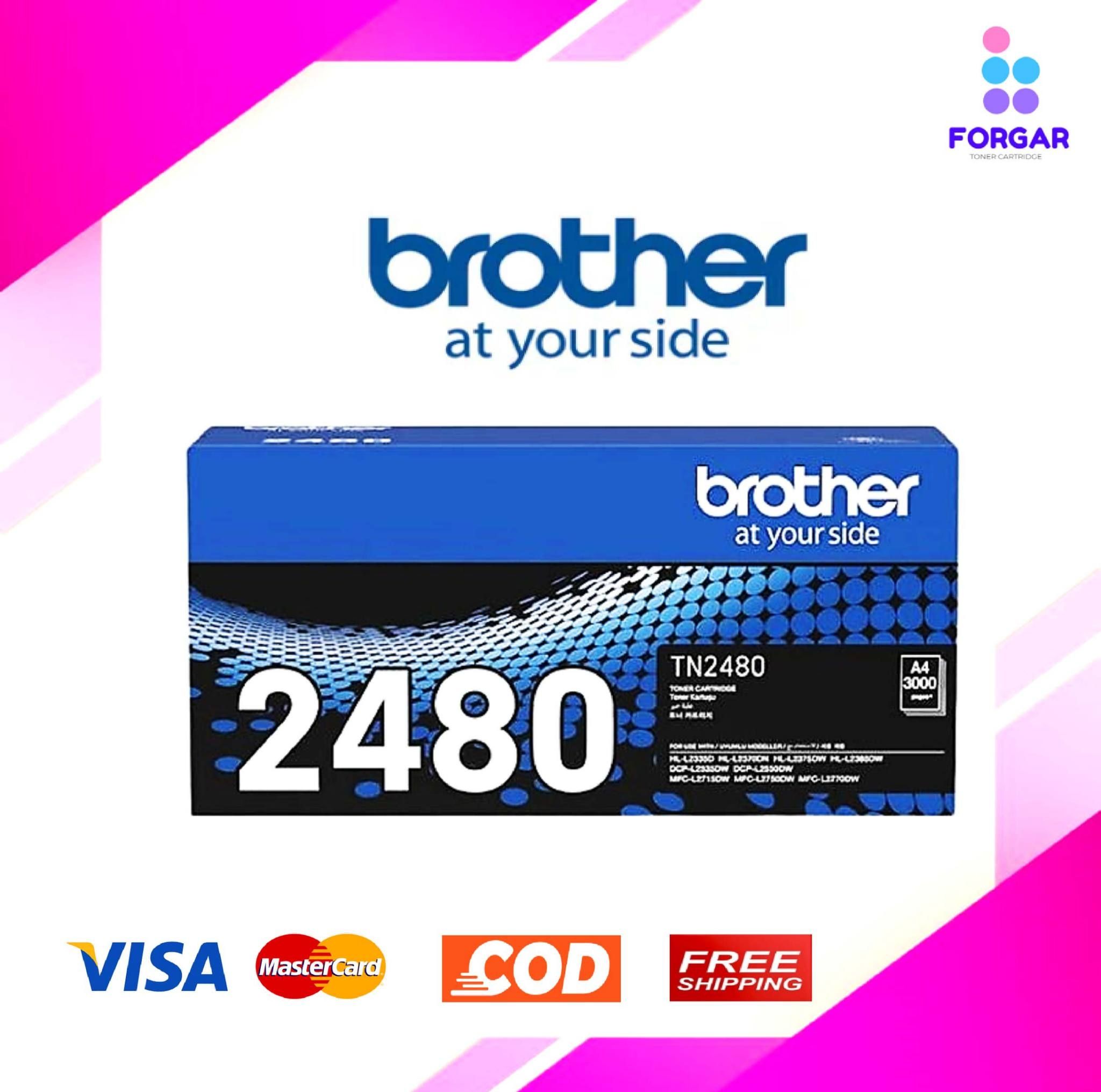 Brother TN-2480 Black หมึกโทนเนอร์ สีดำ ของแท้ (ปริมาณการพิมพ์ 3,000 หน้า) ราคา 1,025 บาท*ส่งฟรี