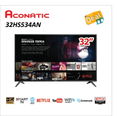 Aconatic LED Netflix TV Smart TV สมาร์ททีวี HD ขนาด 32 นิ้ว (Netflix License) รุ่น 32HS534AN (รับประกันศูนย์ 3 ปี)
